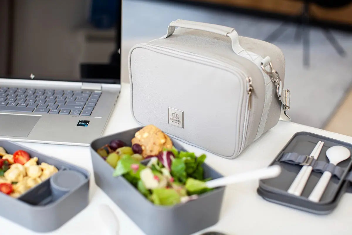 Insulated Lunch Bag Cool Grey Premium von Umami