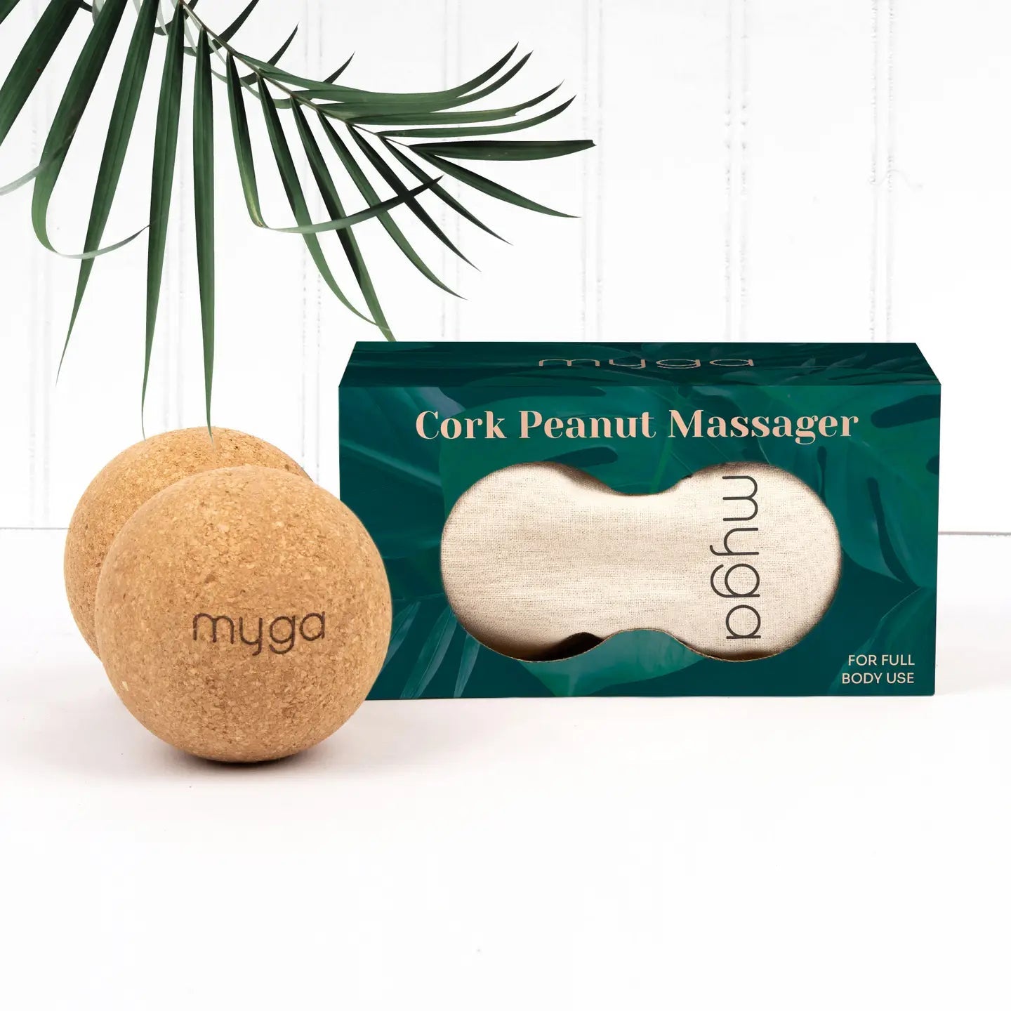 Duo Massageball Peanut Kork von Myga
