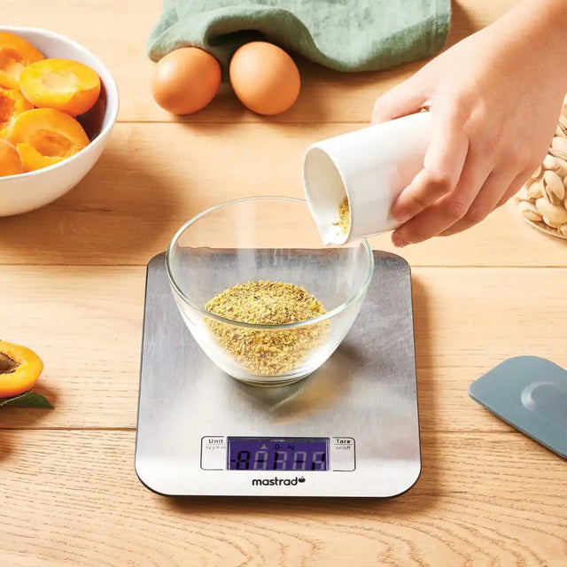 Küchenwaage Edelstahl schwarz von Mastrad