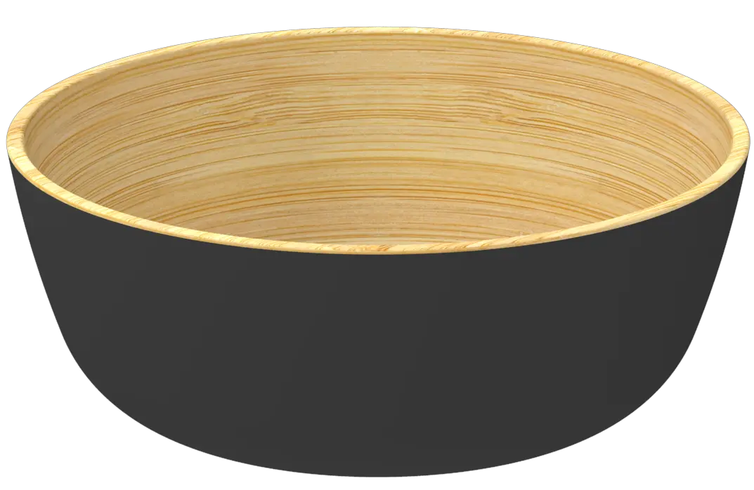 Bowl Bambus M schwarz von Nuts