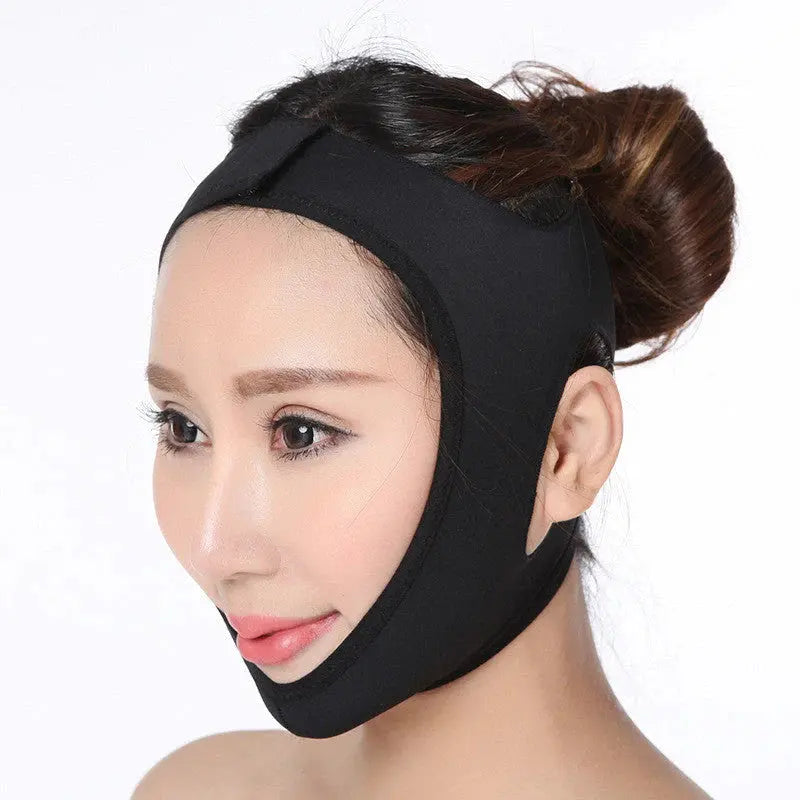 Gesichts- und Kinn Lifting Band Schwarz von Paloma Beauties