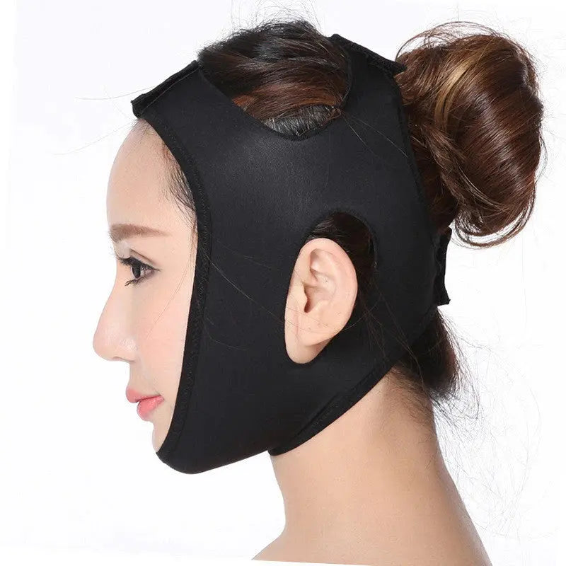 Gesichts- und Kinn Lifting Band Schwarz von Paloma Beauties