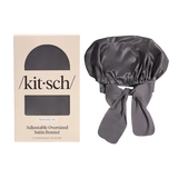 Satin Bonnet XL Anthrazit von Kitsch
