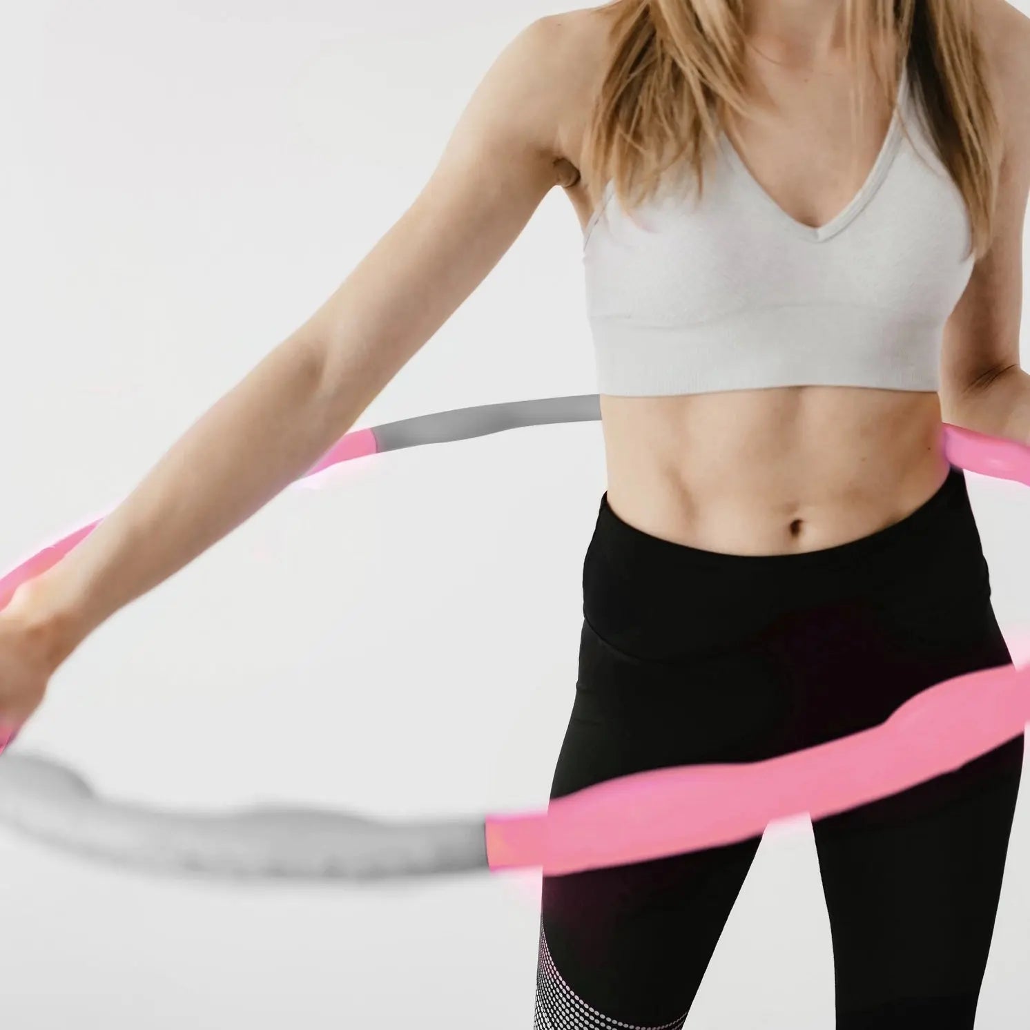 Fitness Hula-Hoop Reifen Gewichtet 1,1 Kg Pink von guteszeug.ch
