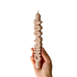 Kerze Taper candle CHILL OUT Cream von Taper Candles