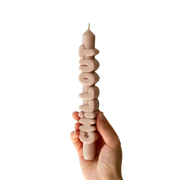 Kerze Taper candle CHILL OUT Cream von Taper Candles