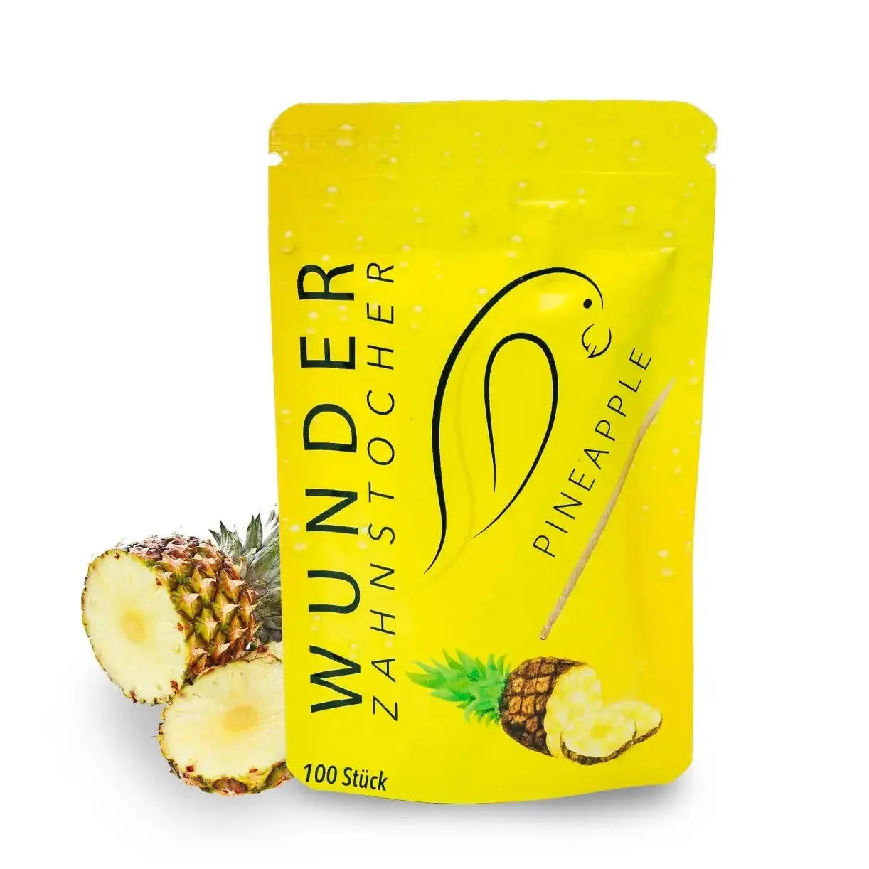 Zahnstocher mit Geschmack Refill Ananas von Wunder Zahnstocher