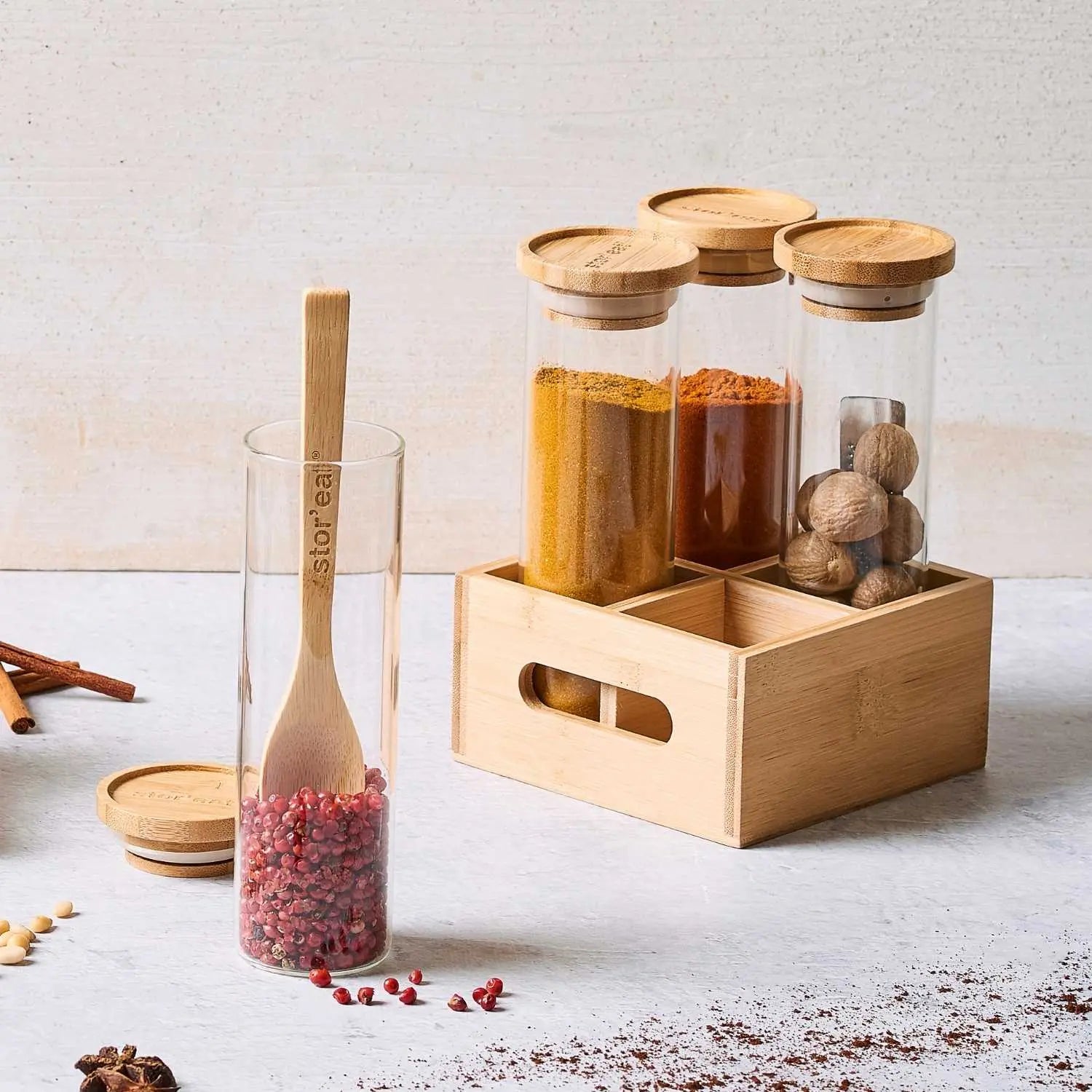 Gewürzgläser 4er-Set Stor'Eat 180ml von guteszeug.ch
