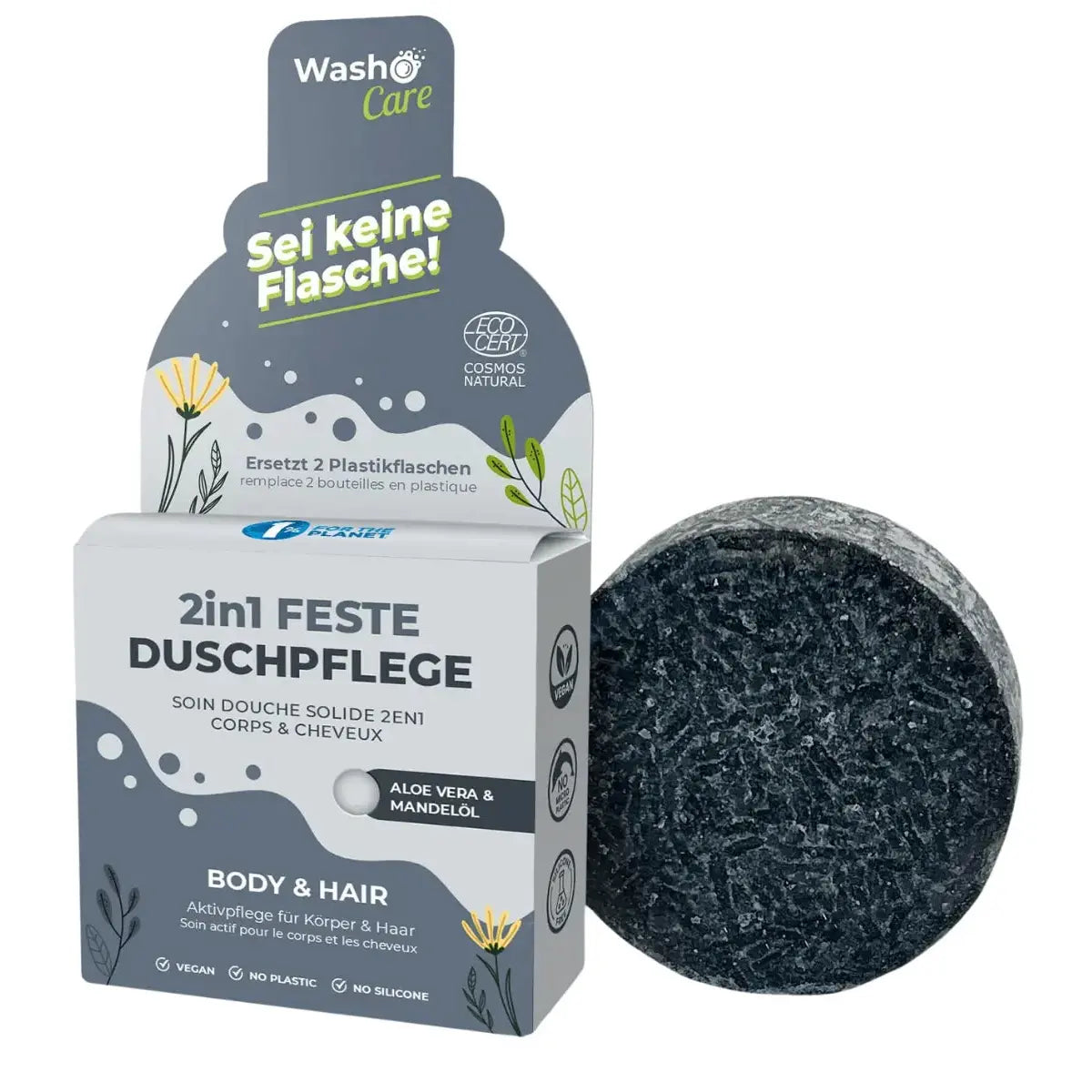 2in1 feste Duschpflege Body & Hair von Washo Care