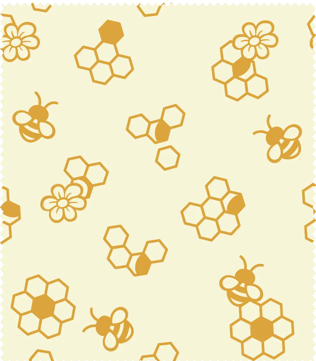 Bienenwachstuch Honey Bee 3er Set von Nuts