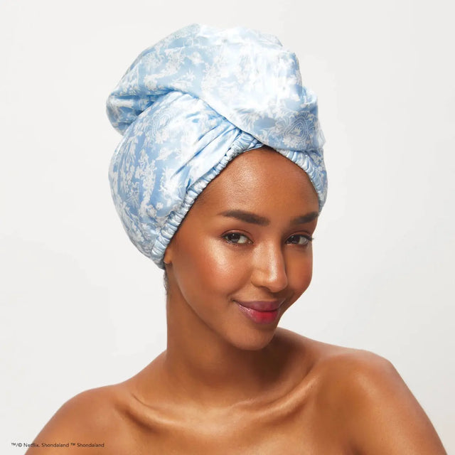 Haarturban Bridgerton Toile de Blue von Kitsch
