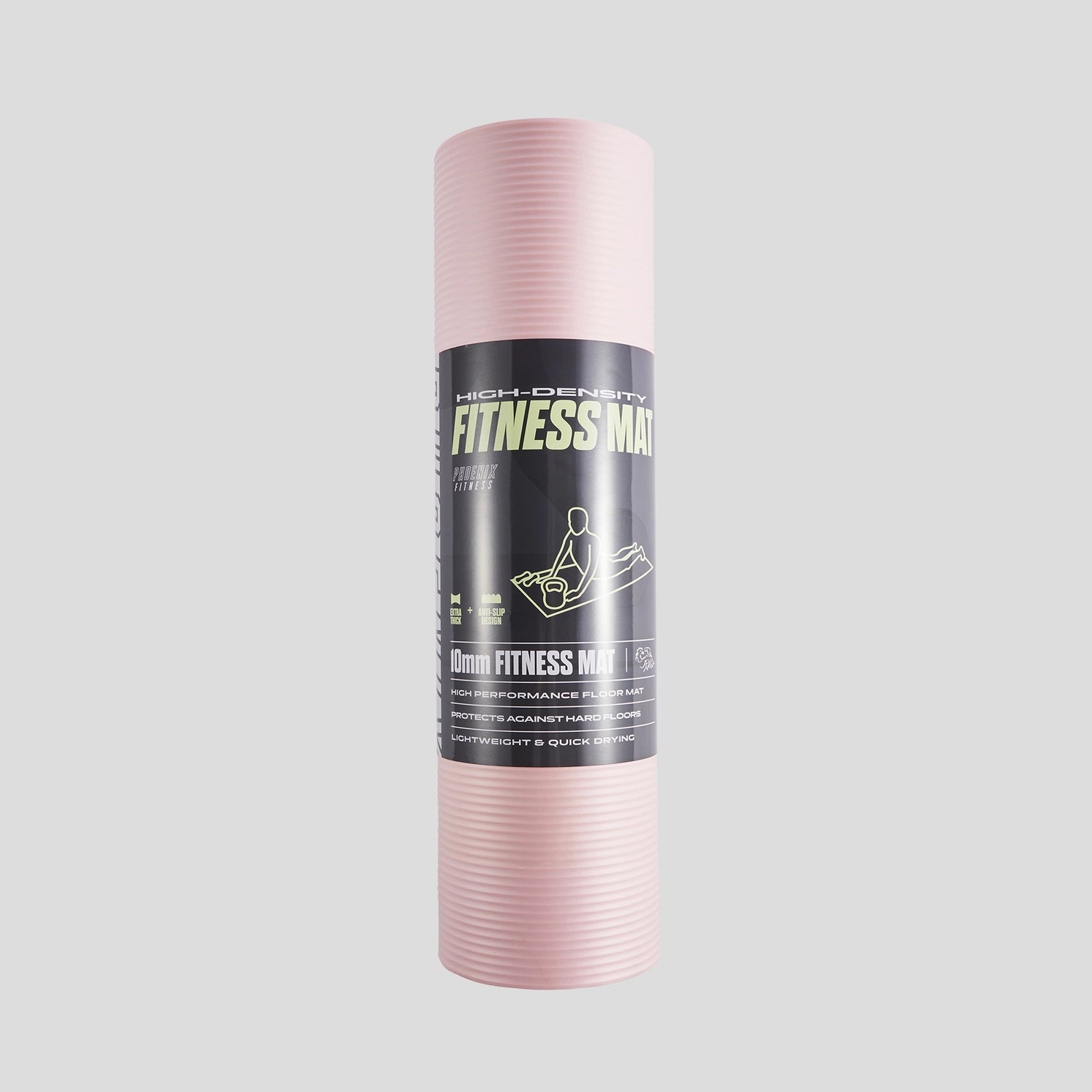Fitnessmatte aus NBR-Schaum Pink von Phoenix Fitness