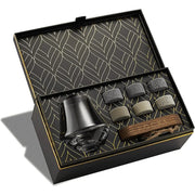 Nosing Whiskeyglas mit Kühlsteinen Geschenkset von ROCKS Whiskey Chilling Stones