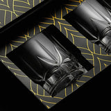 Eco Crystal Imperial Whiskeygläser Geschenkset 2er von ROCKS Whiskey Chilling Stones