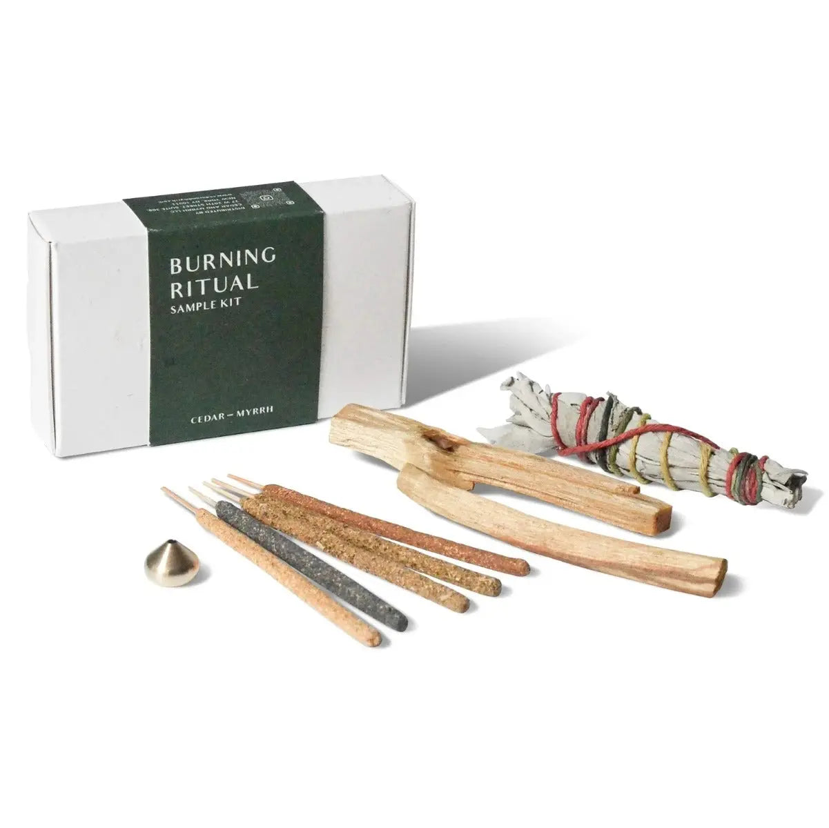Heiliges Brennritual Räucherset Weihrauch, Palo Santo & Salbei von guteszeug.ch