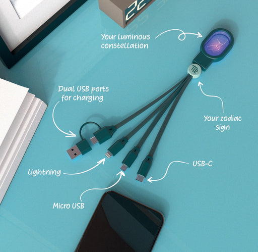 Universal Ladekabel 4in1 - Sternzeichen Krebs von MOB