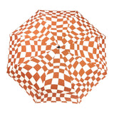 Umweltfreundlicher Regenschirm aus recycelten Materialien Erdnussbutter & Weiss Schachbrettmuster von Original Duckhead