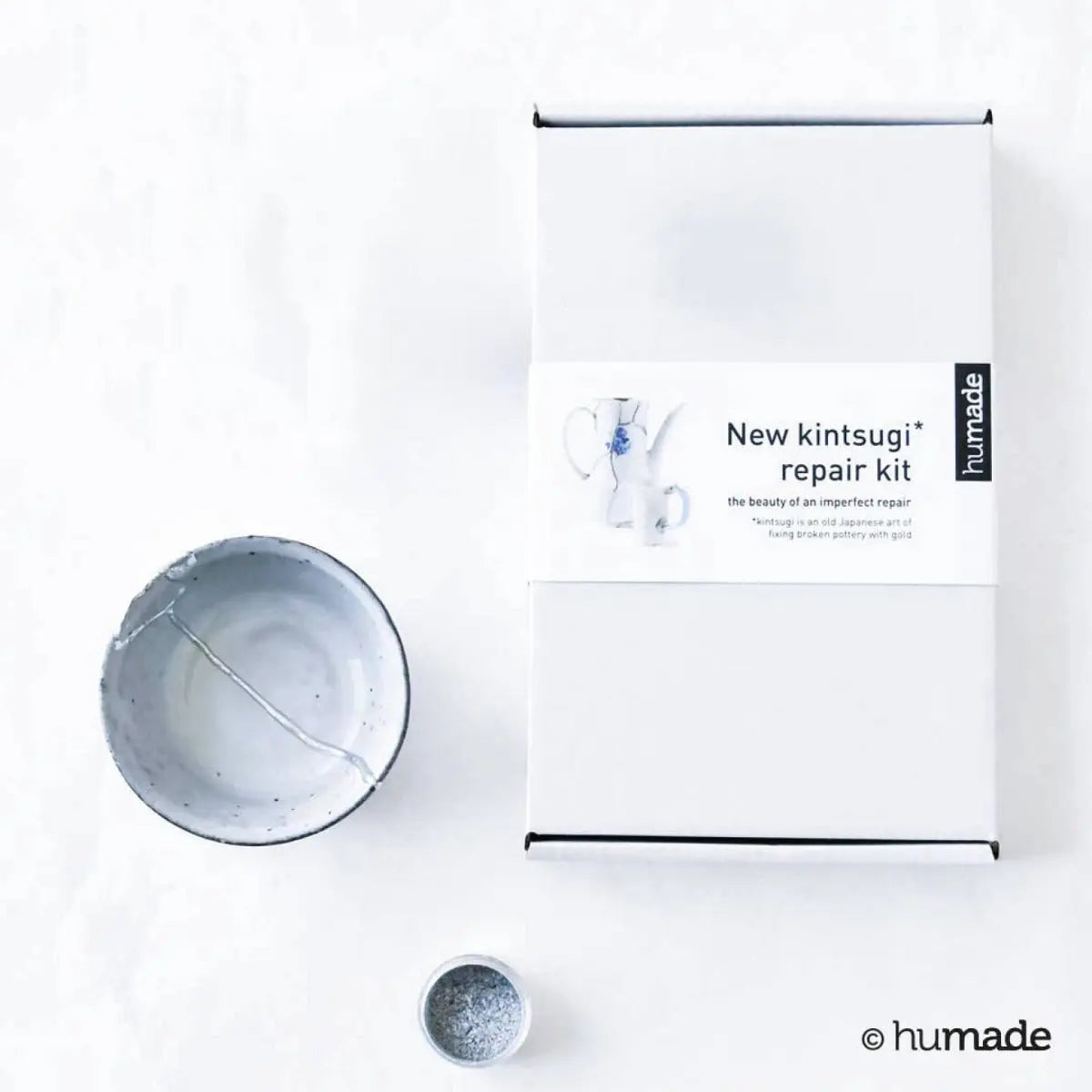 Kintsugi DIY Reparatur Kit Silber mit Anleitung von Humade