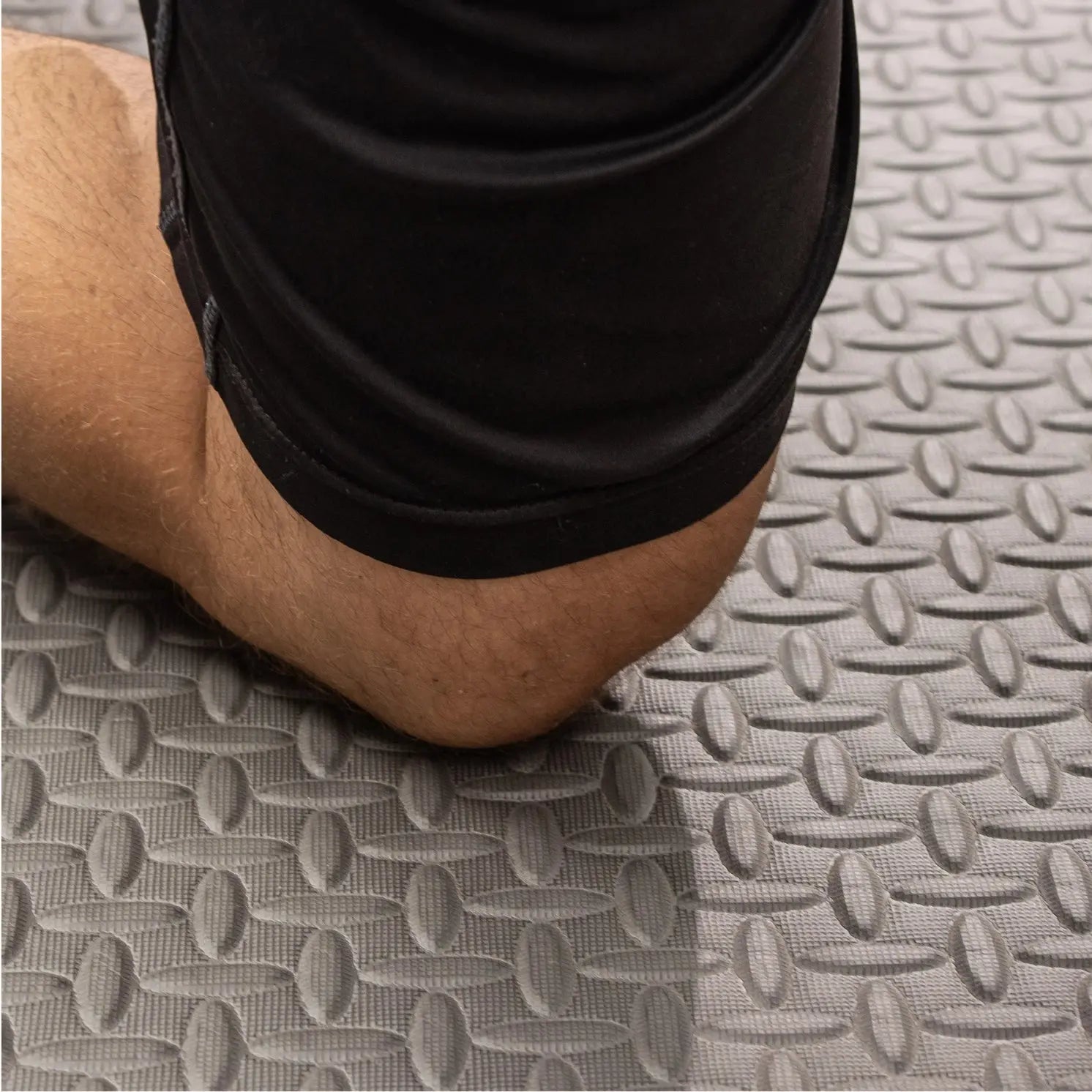 Antirutsch Fitnessmatte Gummischaum Grau von Phoenix Fitness
