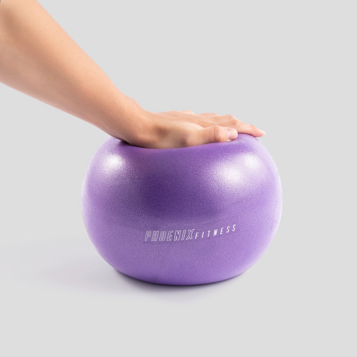 Pilates Übungsball 23cm Aufblasbar Violett von Phoenix Fitness
