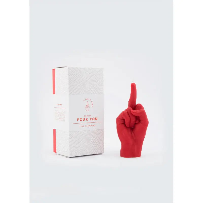 F*ck you Rot von Candle Hand