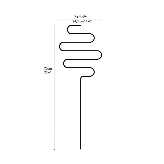 Rankhilfe Squiggle Gold von Botanopia