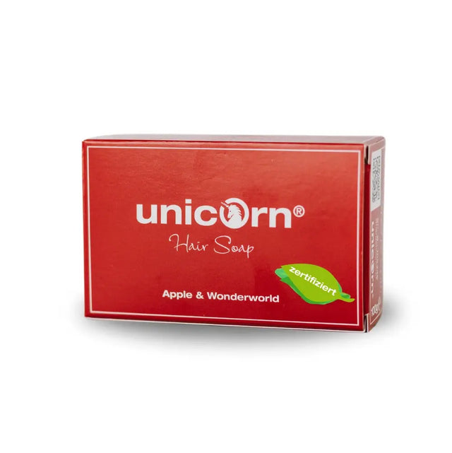 Haarseife Apfel und Goethepflanze 100g von Unicorn