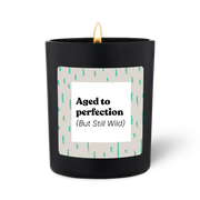 Duftkerze Schwarz Woody Aged to perfection von ChattyCandles