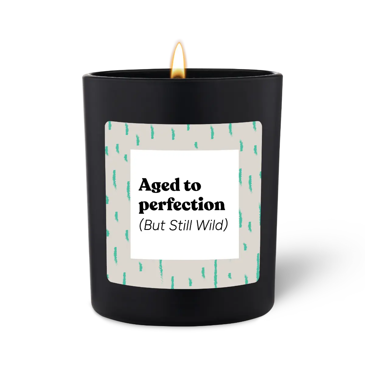 Duftkerze Schwarz Woody Aged to perfection von ChattyCandles