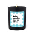 Duftkerze Schwarz Flowery Cake, candles and no stress von ChattyCandles