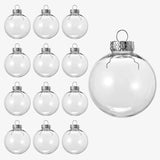 Christbaumkugel 6 cm befüllbar Kunststoff 15 Stück von Twiddlers