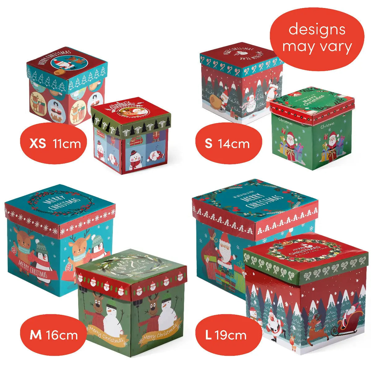 Geschenkbox Weihnachten 8 Stück von Twiddlers