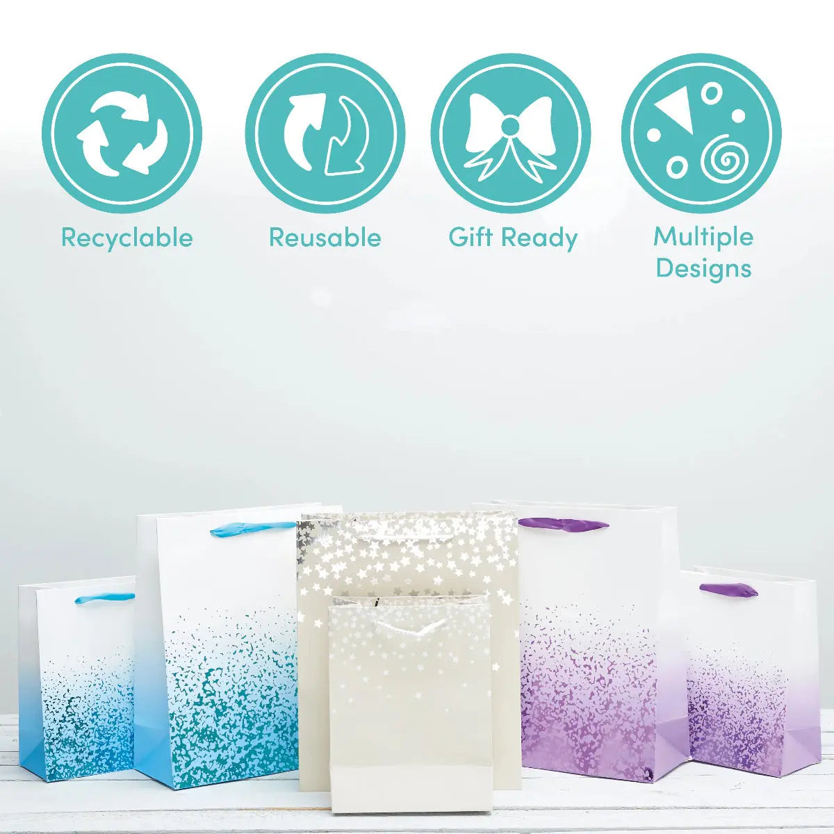 Geschenktasche farbig assortiert 16 Stück von Twiddlers