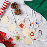 Baumkugeln Weihnachtsschmuck Holz 60 Stück von Twiddlers