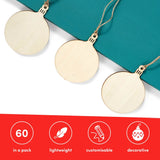 Baumkugeln Weihnachtsschmuck Holz 60 Stück von Twiddlers