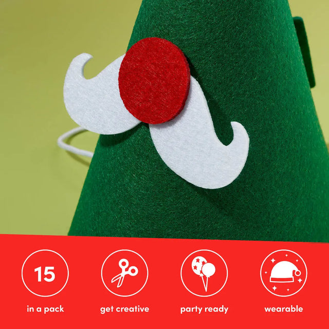 Filzhut Weihnachten 15 Stück von Twiddlers