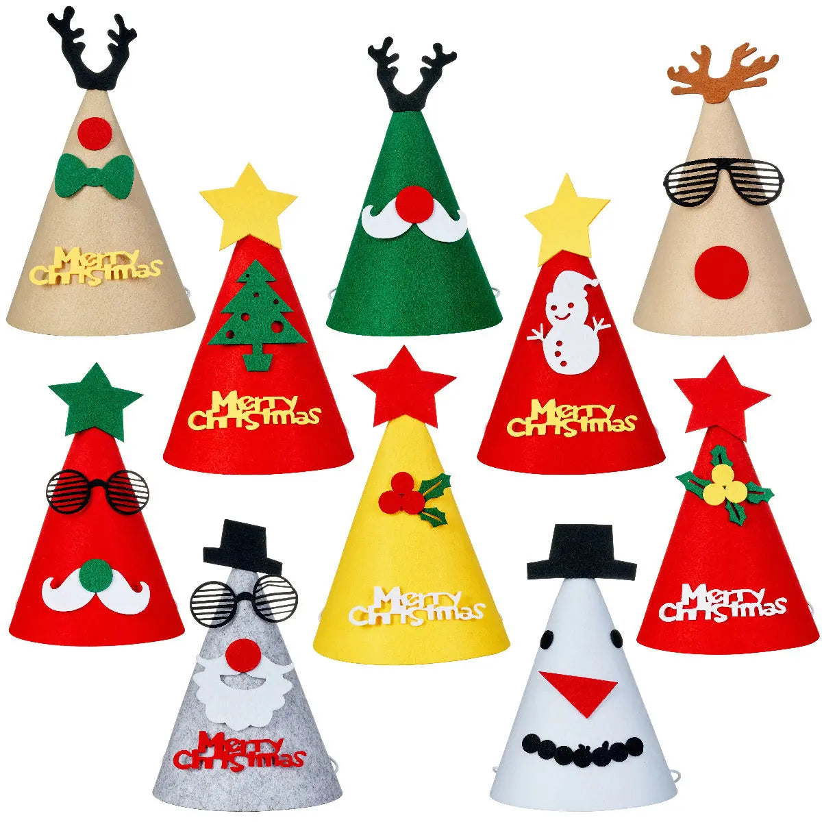 Filzhut Weihnachten 15 Stück von Twiddlers