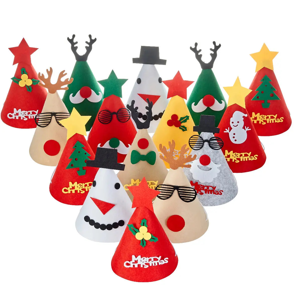 Filzhut Weihnachten 15 Stück von Twiddlers