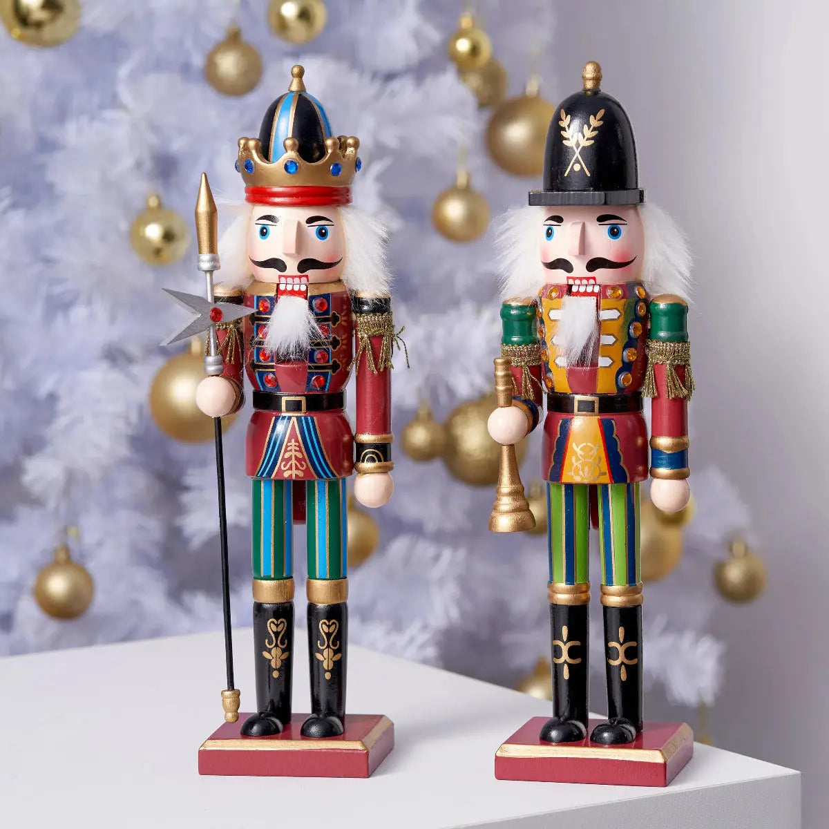 Weihnachts-Nussknacker Soldat 2er-Set 30cm von Twiddlers