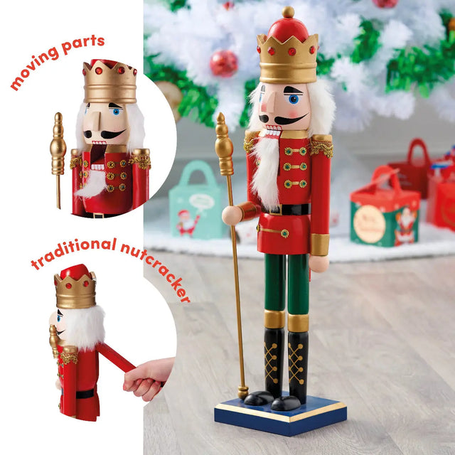 Weihnachts-Nussknacker Solat 50cm von Twiddlers