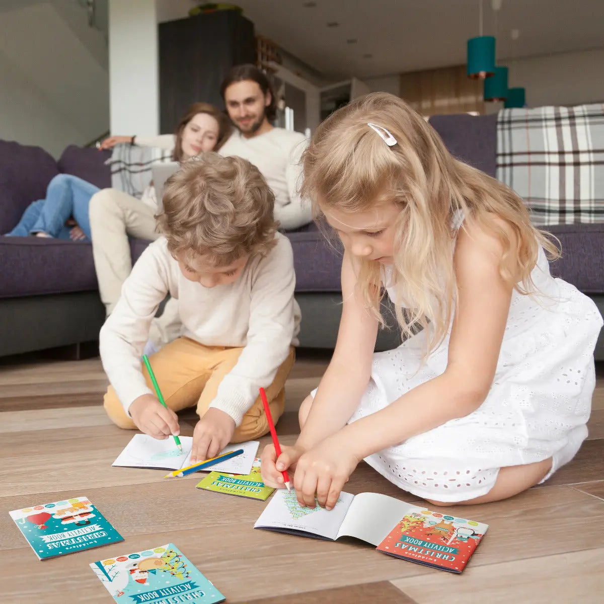 Malbuch Mini Weihnachten 24 Stück von Twiddlers