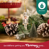 Weihnachts-Nussknacker Soldat Ornament Silber 6 Stück von Twiddlers