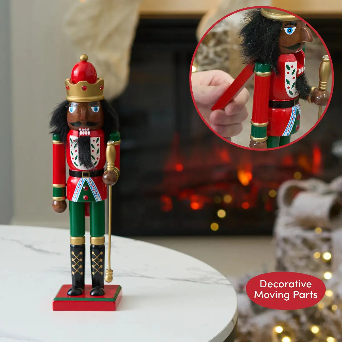 Weihnachts-Nussknacker Soldat King 30cm von Twiddlers