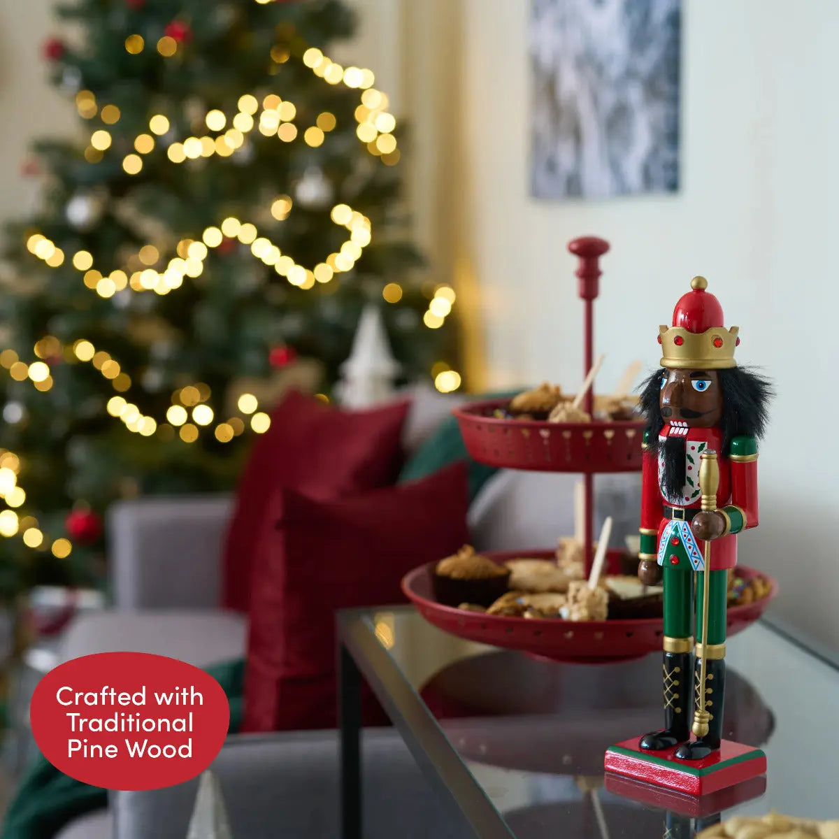 Weihnachts-Nussknacker Soldat King 30cm von Twiddlers