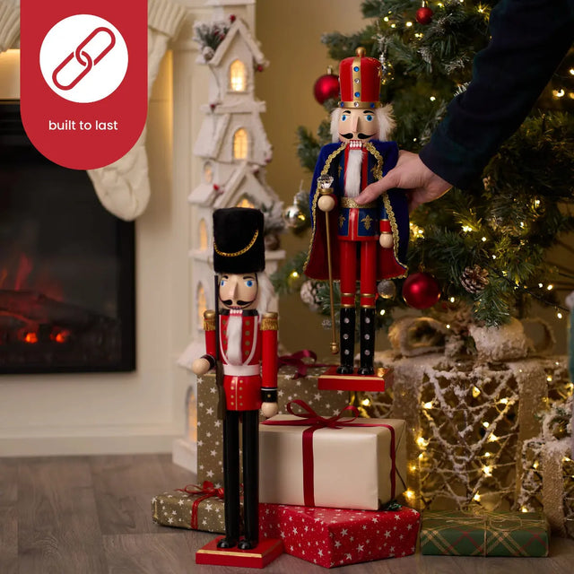 Weihnachts-Nussknacker Soldat 2er-Set 50cm von Twiddlers