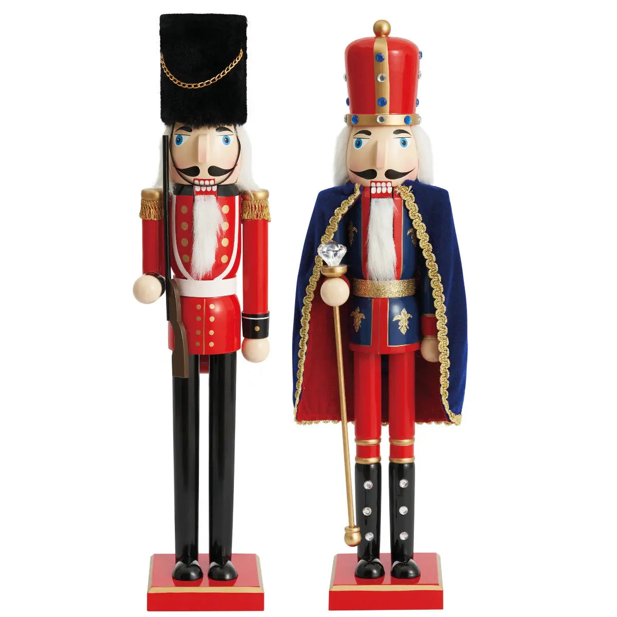 Weihnachts-Nussknacker Soldat 2er-Set 50cm von Twiddlers