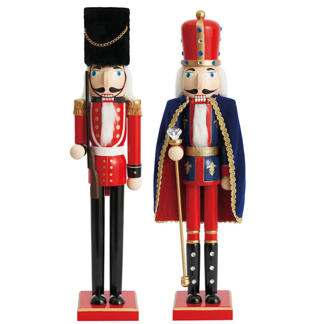 Weihnachts-Nussknacker Soldat 2er-Set 50cm von Twiddlers