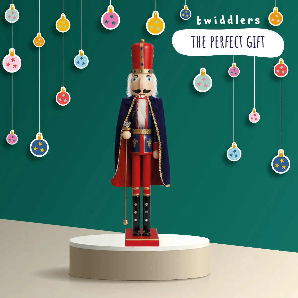 Weihnachts-Nussknacker Soldat King 90cm von Twiddlers