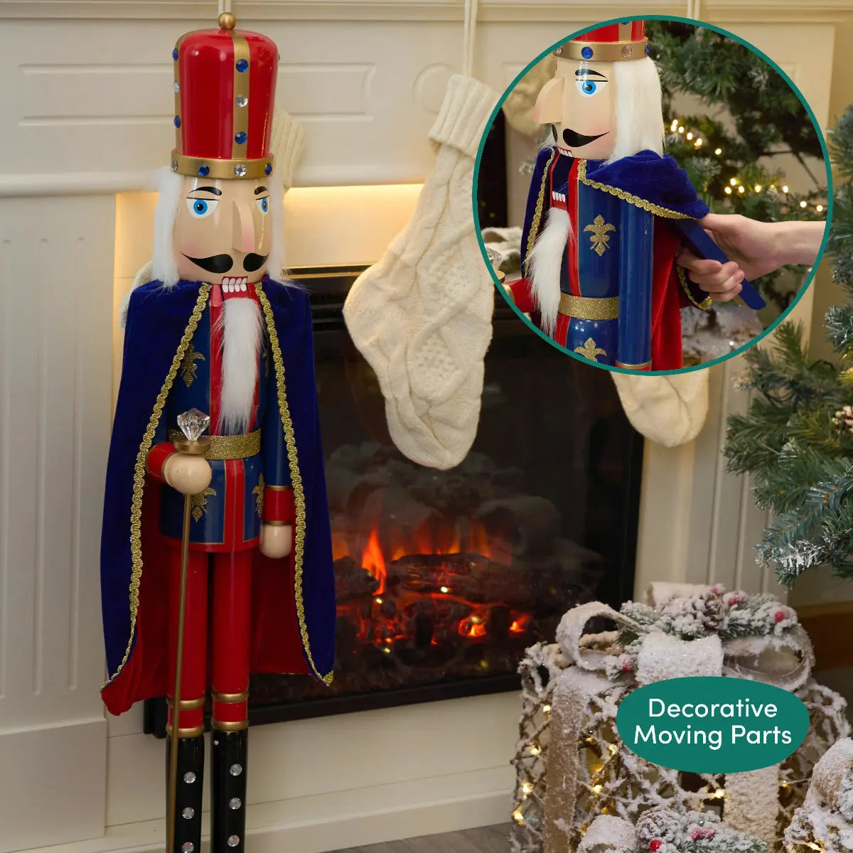 Weihnachts-Nussknacker Soldat King 90cm von Twiddlers