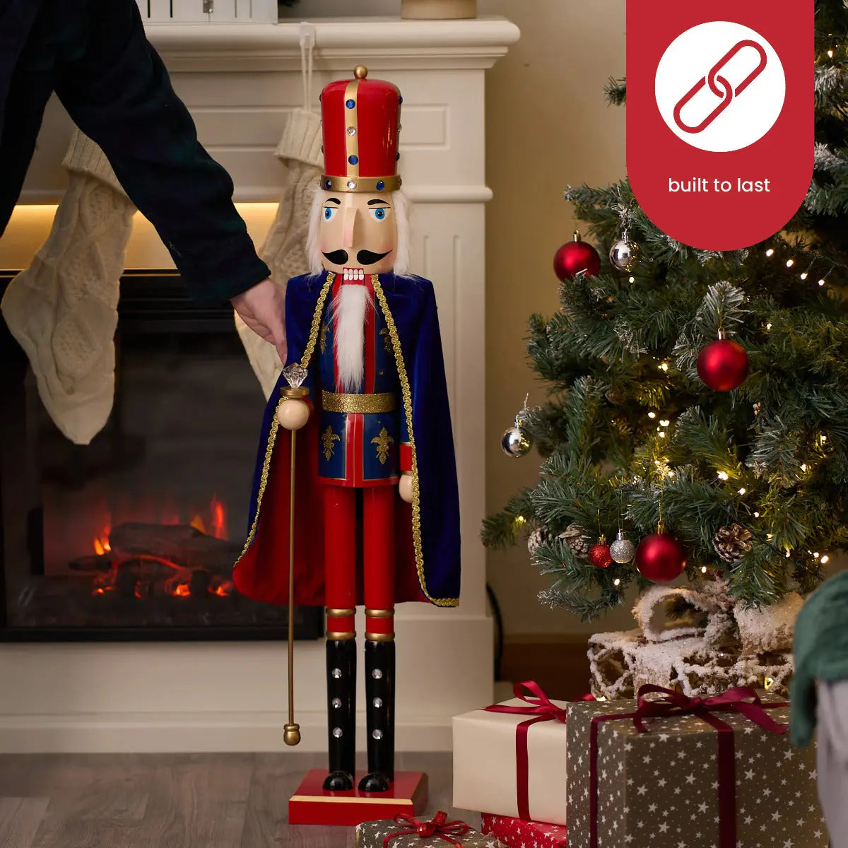 Weihnachts-Nussknacker Soldat King 90cm von Twiddlers